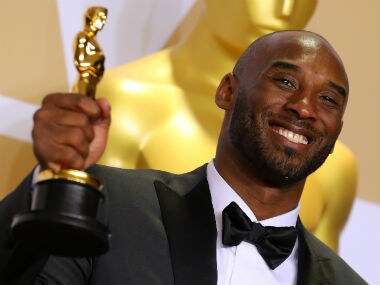 Kobe Bryant with Best Animated Short Film Award for 'Dear Basketball'. Reuters