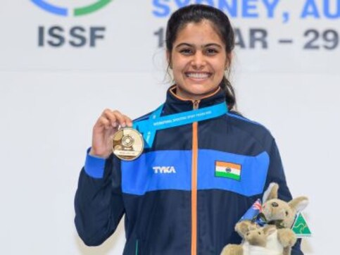 Manu Bhaker, Gaurav Rana lead India's charge with gold and silver in 10m air pistol category at ISSF Junior World Cup Manu Bhaker, Gaurav Rana lead India's charge with gold and silver in 10m air pistol category at ISSF Junior World Cup