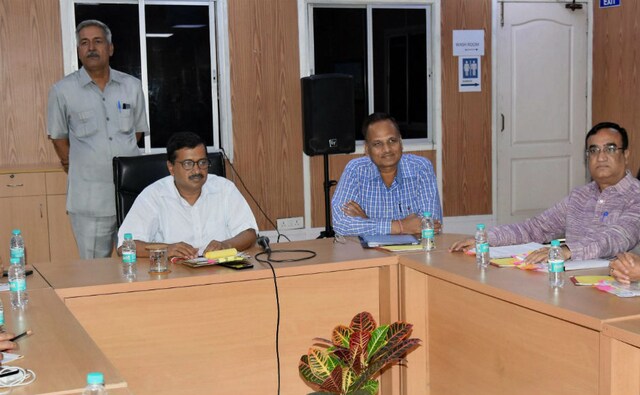 Meanwhile, Arvind Kejriwal held an all-party meeting on the issue. It was attended by three members of the Delhi Congress, led by DPCC chief Ajay Maken, among others. The BJP did not take part in it. PTI Meanwhile, Arvind Kejriwal held an all-party meeting on the issue. It was attended by three members of the Delhi Congress, led by DPCC chief Ajay Maken, among others. The BJP did not take part in it. PTI
