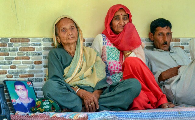Family members of one of the 39 Indian workers killed in Iraq, grieve at their home at Passu village in Himachal Pradesh's Dharamshala. As many as 40 Indians were abducted by the Islamic State in June 2014 and the Indian High Commission later confirmed losing touch with those lost. PTI Family members of one of the 39 Indian workers killed in Iraq, grieve at their home at Passu village in Himachal Pradesh's Dharamshala. As many as 40 Indians were abducted by the Islamic State in June 2014 and the Indian High Commission later confirmed losing touch with those lost. PTI