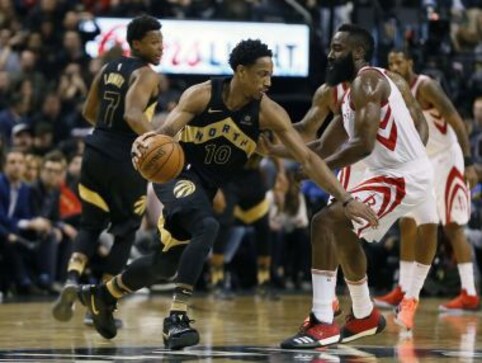 NBA: Kyle Lowry, DeMar DeRozan help Raptors halt Rockets' win streak at 17 games; Warriors, Cavaliers also lose NBA: Kyle Lowry, DeMar DeRozan help Raptors halt Rockets' win streak at 17 games; Warriors, Cavaliers also lose