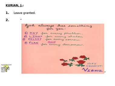 Screenshot of the card in the judgment