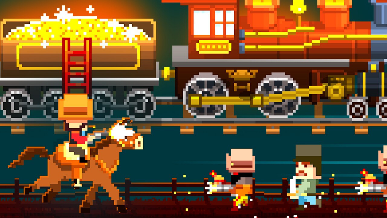 Earn that sheriff star by gunning down all the bandits in this action packed side-scroller. Image: Google Play Games