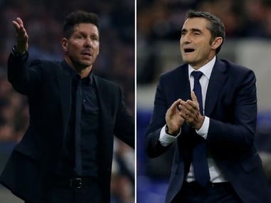 Diego Simeone's Atletico will aim to reduce the gap at the top of the table to two points. Reuters