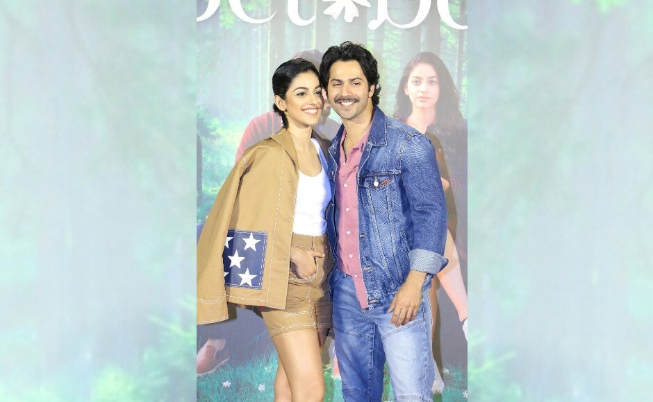 Banita Sandhu and Varun Dhawan, the leading pair of October, looked edgy at the trailer launch of the film. Banita Sandhu and Varun Dhawan, the leading pair of October, looked edgy at the trailer launch of the film.