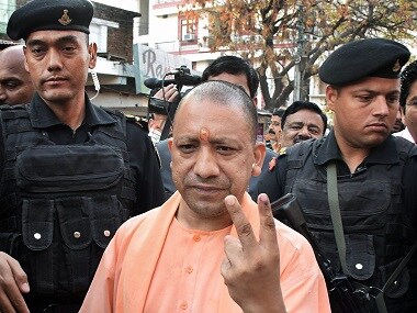 File image of Uttar Pradesh chief minister Yogi Adityanath. PTI