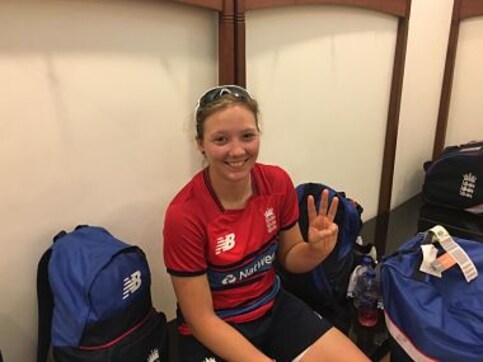 Katie George's hat-trick helps England Women run through India 'A' line-up to win second warm-up game Katie George's hat-trick helps England Women run through India 'A' line-up to win second warm-up game