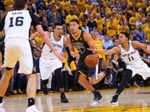 NBA Playoffs: Kevin Durant, Klay Thompson help Warriors sink Spurs; Dwyane Wade ends Sixers' winning streak NBA Playoffs: Kevin Durant, Klay Thompson help Warriors sink Spurs; Dwyane Wade ends Sixers' winning streak