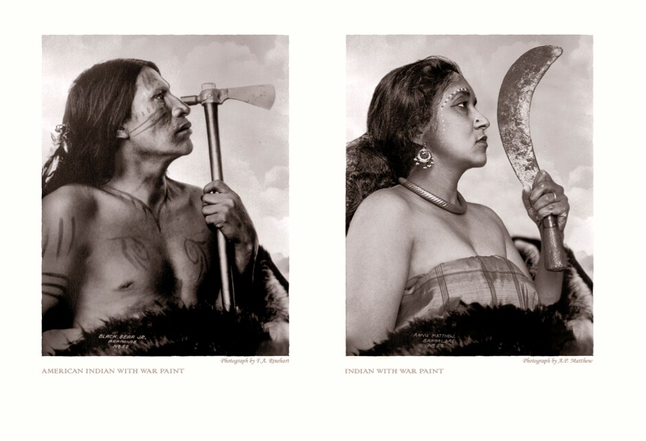 © Annu Palakunnathu Matthew, War Paint, 2001, From the series An Indian from India, 2001–2007, Courtesy of the Artist and sepiaEYE Gallery, New York © Annu Palakunnathu Matthew, War Paint, 2001, From the series An Indian from India, 2001–2007, Courtesy of the Artist and sepiaEYE Gallery, New York