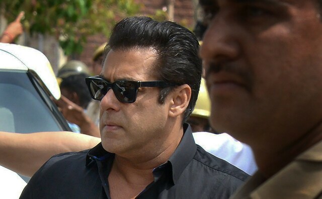 Bollywood actor Salman Khan arrives at a Jodhpur court for a hearing in the blackbuck hunting case, on Thursday. Khan was convicted of poaching blackbucks in Rajasthan in 1998 under Section 51 of the Wildlife (Protection) Act, 1972 by a Jodhpur court on Thursday. He was sentenced to five years in jail. PTI Bollywood actor Salman Khan arrives at a Jodhpur court for a hearing in the blackbuck hunting case, on Thursday. Khan was convicted of poaching blackbucks in Rajasthan in 1998 under Section 51 of the Wildlife (Protection) Act, 1972 by a Jodhpur court on Thursday. He was sentenced to five years in jail. PTI