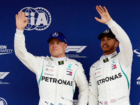 Spanish Grand Prix: Lewis Hamilton storms to pole with record-breaking time ahead of teammate Valtteri Bottas Spanish Grand Prix: Lewis Hamilton storms to pole with record-breaking time ahead of teammate Valtteri Bottas