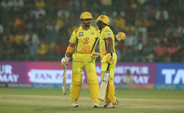 After a decent opening 46-run stand, Ambati Rayudu and Suresh Raina tried to consolidate on the set platform. Sportzpics After a decent opening 46-run stand, Ambati Rayudu and Suresh Raina tried to consolidate on the set platform. Sportzpics