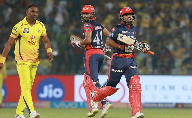 Shreyas Iyer and Rishabh Pant stitched a 54-run stand after Delhi Daredevils lost Prithvi Shaw cheaply. Sportzpics Shreyas Iyer and Rishabh Pant stitched a 54-run stand after Delhi Daredevils lost Prithvi Shaw cheaply. Sportzpics