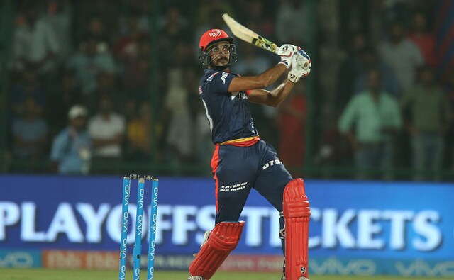 A 65-run stand between Harshal Patel and Vijay Shankar powered Delhi Daredevils to 162. Sportzpics A 65-run stand between Harshal Patel and Vijay Shankar powered Delhi Daredevils to 162. Sportzpics