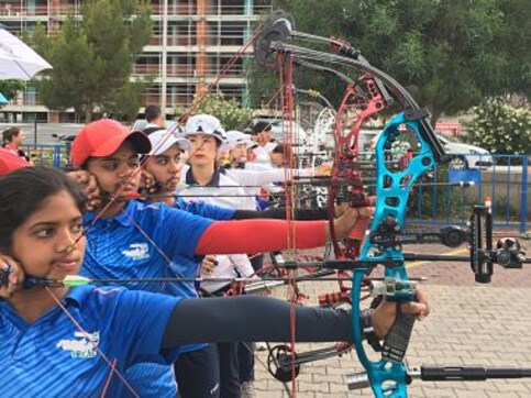 India women's compound team clinch silver at Archery World Cup; mixed-pair of Abhishek Verma and Jyothi win bronze India women's compound team clinch silver at Archery World Cup; mixed-pair of Abhishek Verma and Jyothi win bronze