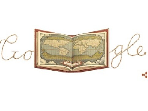 Google Doodle celebrates Abraham Ortelius, who created world's first modern atlas 400 years ago Google Doodle celebrates Abraham Ortelius, who created world's first modern atlas 400 years ago