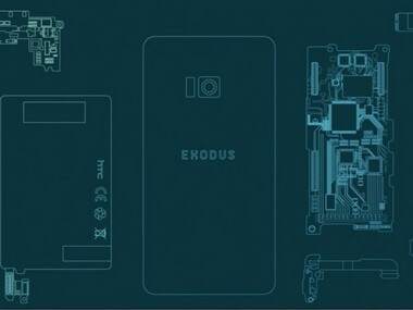 HTC Exodus product sketch. Image: The Next Web