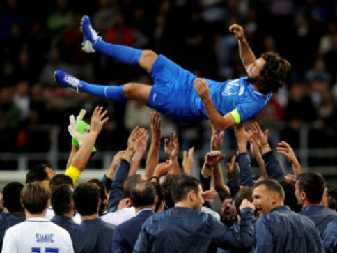 Italy legend Andrea Pirlo given emotional send off in star-studded San Siro testimonial Italy legend Andrea Pirlo given emotional send off in star-studded San Siro testimonial