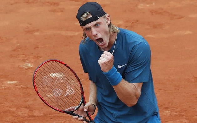 Rising Canadian teen Denis Shapovalov was victorious on his French Open main draw debut, defeating John Millman of Australia 7-5, 6-4, 6-2. AP Rising Canadian teen Denis Shapovalov was victorious on his French Open main draw debut, defeating John Millman of Australia 7-5, 6-4, 6-2. AP