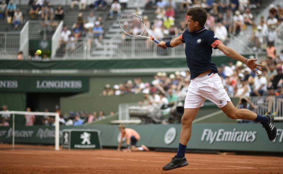 Seventh seed Dominic Thiem crushed Ilya Ivashka to cruise into the second round of the French Open on Day 2. AFP Seventh seed Dominic Thiem crushed Ilya Ivashka to cruise into the second round of the French Open on Day 2. AFP