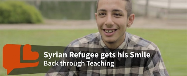 A Syrian refugee in Malaysia is using his learnings to teach other refugee children 一名在马来西亚的叙利亚难民正在用他学到的知识教育其他难民儿童