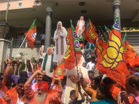 Karnataka Election Result 2018 updates: Yeddyurappa calls BJP MLAs' meet tommorow, says ball now in guv's court Karnataka Election Result 2018 updates: Yeddyurappa calls BJP MLAs' meet tommorow, says ball now in guv's court