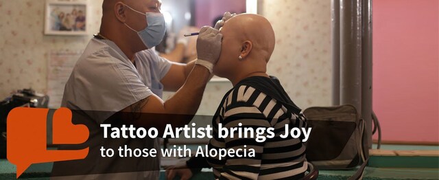A Filipino tattoo artist is helping ink a positive mark on those suffering from Alopecia A Filipino tattoo artist is helping ink a positive mark on those suffering from Alopecia