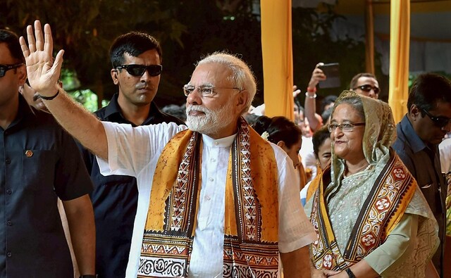 Modi invoked Rabindranath Tagore during his address at the university. Lauding the contributions of Visva-Bharati in nurturing young minds, Modi said he was thrilled to set foot on the land of Tagore. PTI Modi invoked Rabindranath Tagore during his address at the university. Lauding the contributions of Visva-Bharati in nurturing young minds, Modi said he was thrilled to set foot on the land of Tagore. PTI
