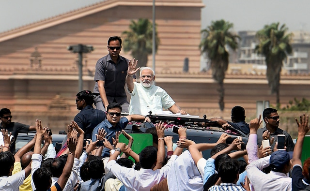 Prime Minister Narendra Modi travelled in an open jeep on the Delhi-Meerut Expressway on Sunday and inaugurated India's first smart and green highway, the Eastern Peripheral Expressway (EPE), built at a cost of Rs 11,000 crore. PTI Prime Minister Narendra Modi travelled in an open jeep on the Delhi-Meerut Expressway on Sunday and inaugurated India's first smart and green highway, the Eastern Peripheral Expressway (EPE), built at a cost of Rs 11,000 crore. PTI