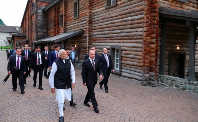 The two leaders also visited the landmark "cultural-ethnographic center" My Russia in the Krasnaya Polyana ski resort of Rosa Khutor in the Black Sea resort. AP The two leaders also visited the landmark "cultural-ethnographic center" My Russia in the Krasnaya Polyana ski resort of Rosa Khutor in the Black Sea resort. AP