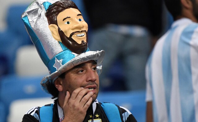Argentina's qualification for the round of 16 now depends on them winning their match against Nigeria and other results going in their favour. AFP Argentina's qualification for the round of 16 now depends on them winning their match against Nigeria and other results going in their favour. AFP