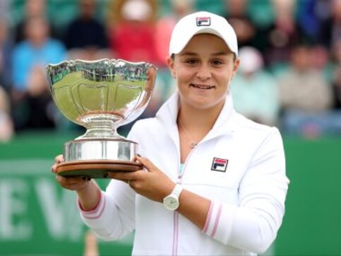 Nottingham Open: Ashleigh Barty defeats Johanna Konta in three sets to clinch her first WTA title of 2018 Nottingham Open: Ashleigh Barty defeats Johanna Konta in three sets to clinch her first WTA title of 2018