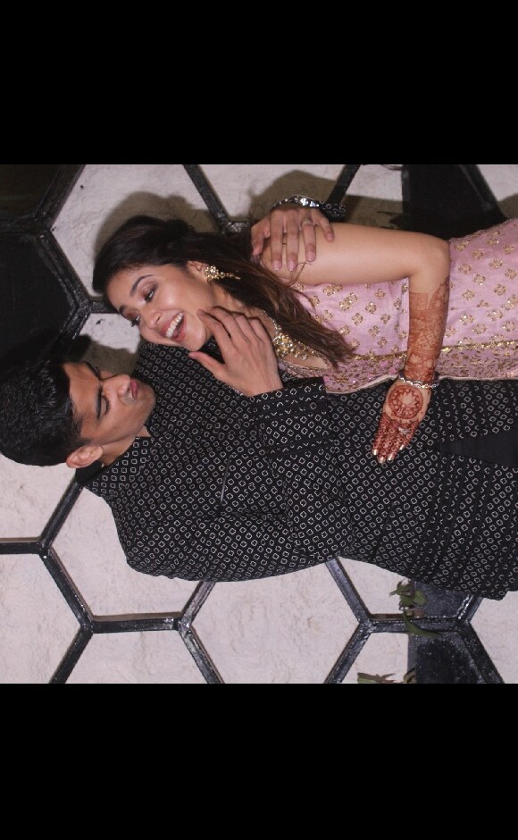 Shweta Tripathi and rapper Chaitanya Sharma, aka Slow Cheeta at their pre-wedding party in Mumbai Shweta Tripathi and rapper Chaitanya Sharma, aka Slow Cheeta at their pre-wedding party in Mumbai