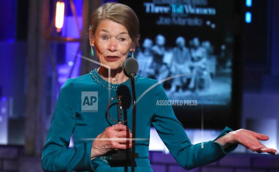 Glenda Jackson won the Tony for Leading Actress in a Play for Edward Albee's Three Tall Women. AP/ Michael Zorn Glenda Jackson won the Tony for Leading Actress in a Play for Edward Albee's Three Tall Women. AP/ Michael Zorn