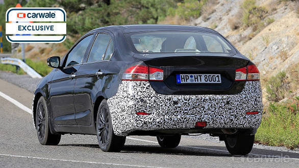 The Ciaz was earlier spotted with a disguise. Image: Carwale