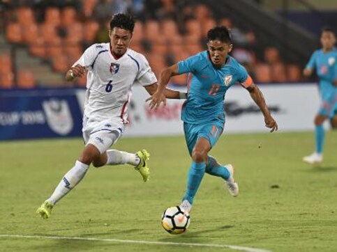 Intercontinental Cup: Captain Sunil Chhetri's hat-trick of goals guide India to 5-0 win over Chinese Taipei Intercontinental Cup: Captain Sunil Chhetri's hat-trick of goals guide India to 5-0 win over Chinese Taipei
