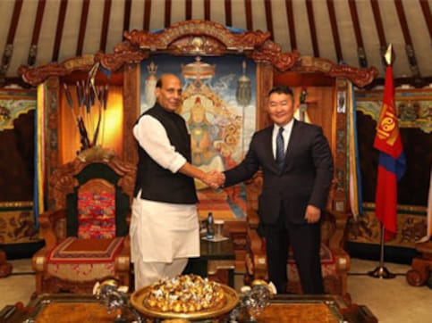 Rajnath Singh lauds Mongolia's '3rd neighbour' policy in Ulaanbaatar, reaffirms commitment to strengthen cultural bonds Rajnath Singh lauds Mongolia's '3rd neighbour' policy in Ulaanbaatar, reaffirms commitment to strengthen cultural bonds