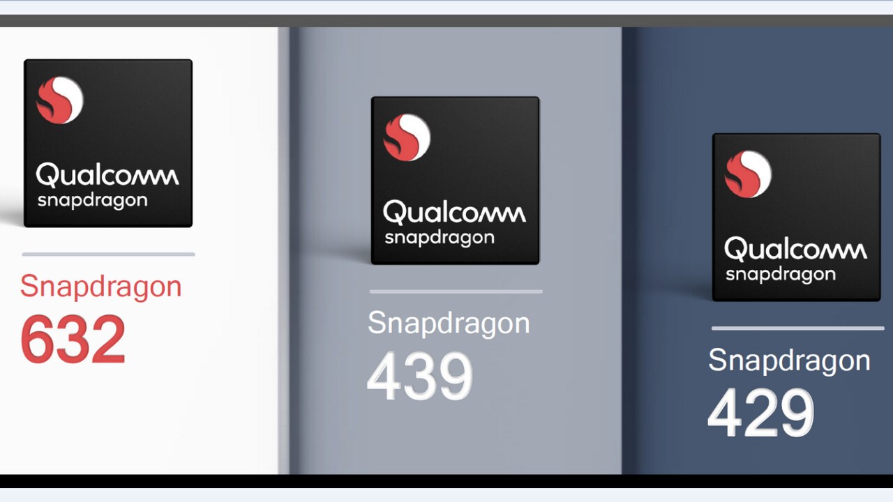Qualcomm Snapdragon's three new chipsets. Image: Qualcomm.