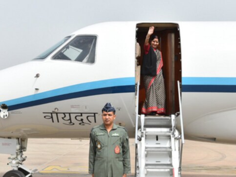 Sushma Swaraj begins seven-day tour of four European countries, aims to improve engagement and trade ties Sushma Swaraj begins seven-day tour of four European countries, aims to improve engagement and trade ties
