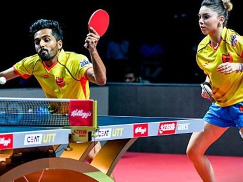 Ultimate Table Tennis 2018: Title-holders Falcons TTC survive scare in season opener against Maharashtra United Ultimate Table Tennis 2018: Title-holders Falcons TTC survive scare in season opener against Maharashtra United