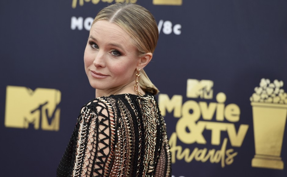 Kristen Bell at the MTV Movie and TV Awards 2018. AP/Jordan Strauss Kristen Bell at the MTV Movie and TV Awards 2018. AP/Jordan Strauss