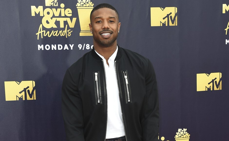 Michael B. Jordan arrives at the MTV Movie and TV Awards 2018. AP/Jordan Strauss Michael B. Jordan arrives at the MTV Movie and TV Awards 2018. AP/Jordan Strauss