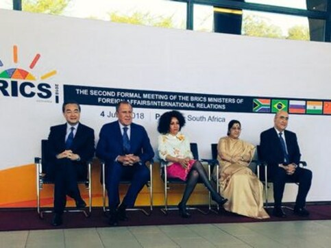 Sushma Swaraj in South Africa: External affairs minister pitches for enriching intra-BRICS co-operation Sushma Swaraj in South Africa: External affairs minister pitches for enriching intra-BRICS co-operation