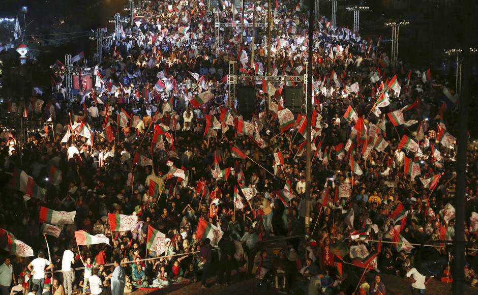 Supporter of Pakistani political party Muttahida Quami Movement (MQM) attend an election rally in Karachi. According to the Election Commission, over 3,400 candidates will contest 272 general seats of the National Assembly, while 8,400 are running for 577 general seats of the four provincial assemblies. AP Supporter of Pakistani political party Muttahida Quami Movement (MQM) attend an election rally in Karachi. According to the Election Commission, over 3,400 candidates will contest 272 general seats of the National Assembly, while 8,400 are running for 577 general seats of the four provincial assemblies. AP