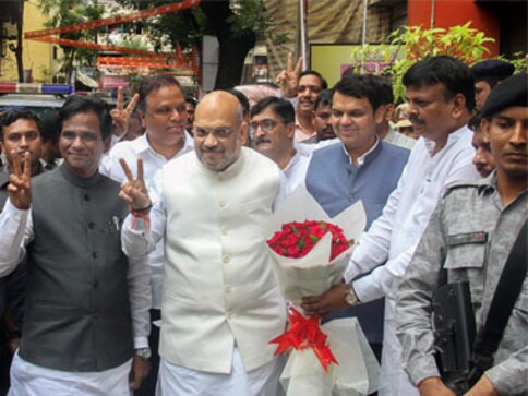 Amit Shah in Mumbai: BJP chief discusses 23-point strategy for 2019 Lok Sabha polls, meets Lata Mangeshkar Amit Shah in Mumbai: BJP chief discusses 23-point strategy for 2019 Lok Sabha polls, meets Lata Mangeshkar