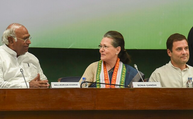 Apart from Rahul, the meeting was attended by former party president Sonia Gandhi, Leader of Congress in the Lok Sabha Mallikarjun Kharge and senior general secretary Ashok Gehlot among others. PTI Apart from Rahul, the meeting was attended by former party president Sonia Gandhi, Leader of Congress in the Lok Sabha Mallikarjun Kharge and senior general secretary Ashok Gehlot among others. PTI
