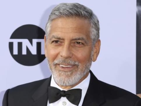 George Clooney released from hospital after motorcycle crash during filming of Catch-22 mini-series in Italy George Clooney released from hospital after motorcycle crash during filming of Catch-22 mini-series in Italy