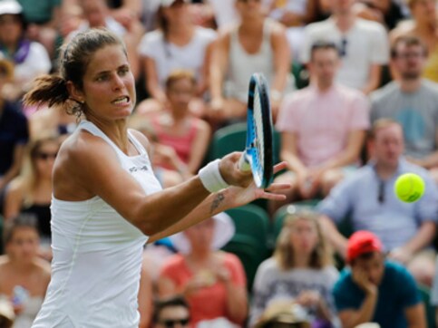 Wimbledon 2018: German Julia Goerges goes through to quarter-finals first time in 42 Grand Slam appearances Wimbledon 2018: German Julia Goerges goes through to quarter-finals first time in 42 Grand Slam appearances