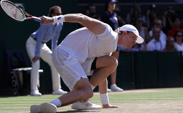 Anderson rallied in the third set to take it to a tiebreaker, but the South African was unable to get past Novak Djokovic's unrelenting presence, and almost inevitably, he was defeated 7-3 in the tiebreaker. AP Anderson rallied in the third set to take it to a tiebreaker, but the South African was unable to get past Novak Djokovic's unrelenting presence, and almost inevitably, he was defeated 7-3 in the tiebreaker. AP