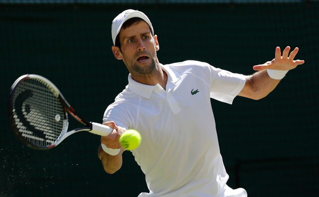 Djokovic got off to a strong start against Kevin Anderson. The win against World No 1 seemed to put wind in the Serbian's sails as he dominated the match throughout. AP Djokovic got off to a strong start against Kevin Anderson. The win against World No 1 seemed to put wind in the Serbian's sails as he dominated the match throughout. AP